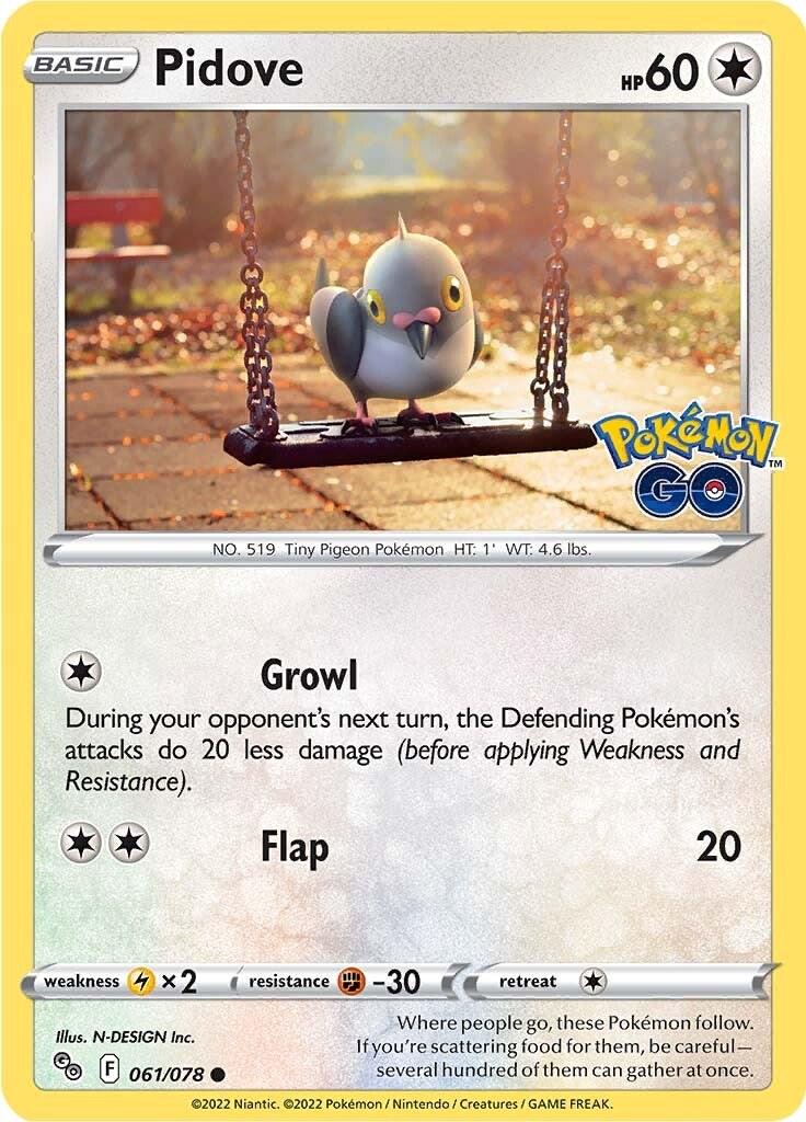 Pidove [Common] #061/078 - Pokemon Go