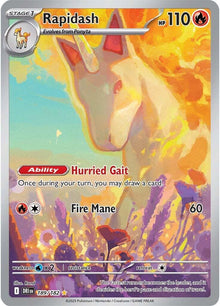 Rapidash [Illustration Rare] #189/182 - Destined Rivals