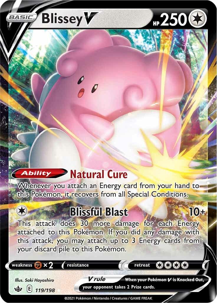 Blissey V [Ultra Rare] #119/198 - Chilling Reign