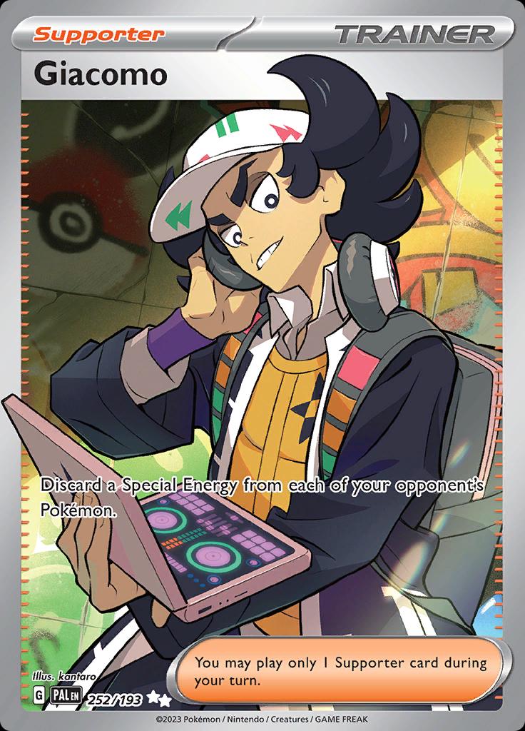 Giacomo [Full Art Ultra Rare] #252/193 - Paldea Evolved