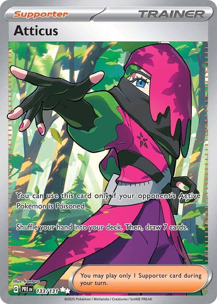 Atticus [Full Art Ultra Rare] #133/131 - Prismatic Evolutions