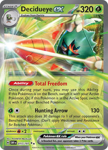Decidueye ex [Double Rare] #015/197 - Obsidian Flames
