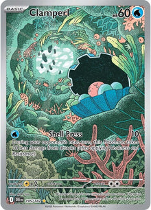 Clamperl [Illustration Rare] #195/182 - Destined Rivals