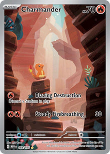 Charmander [Illustration Rare] #168/165  - Pokemon 151
