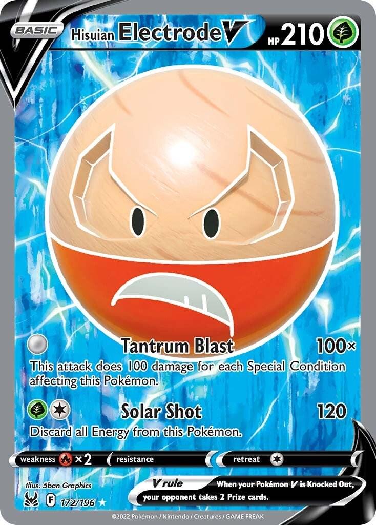 Hisuian Electrode V [Ultra Rare] #172/196 - Lost Origin