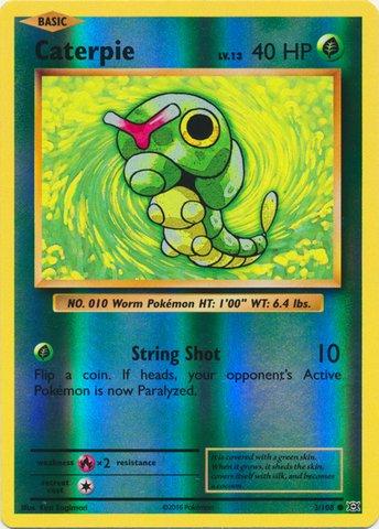 Caterpie [Reverse Holo] #3/108 - Evolutions