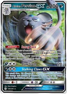 Alolan Persian GX [Ultra Rare] #129/236 - Cosmic Eclipse 5