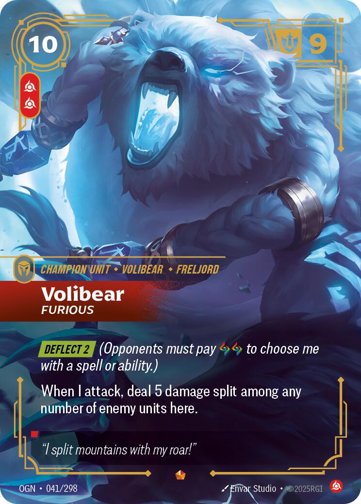 Volibear - Furious [Epic] #041/298 - Origins