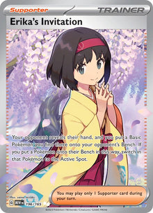 Erika's Invitation [Full Art Ultra Rare] #196/165 - Pokemon 151