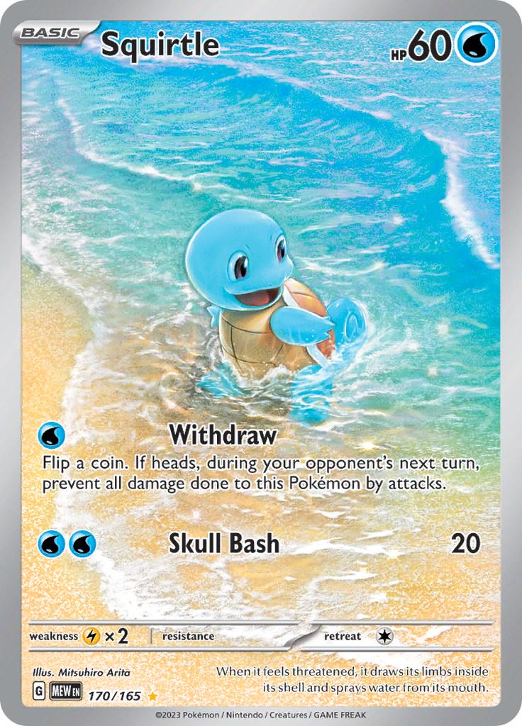 Squirtle [Illustration Rare] #170/165 - Pokemon 151