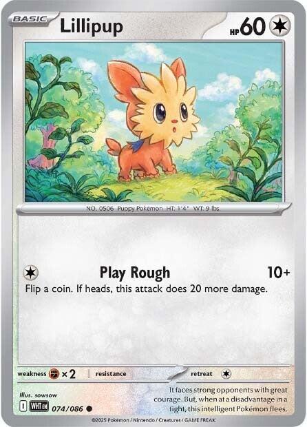 Lillipup [Common] #074/086 - White Flare