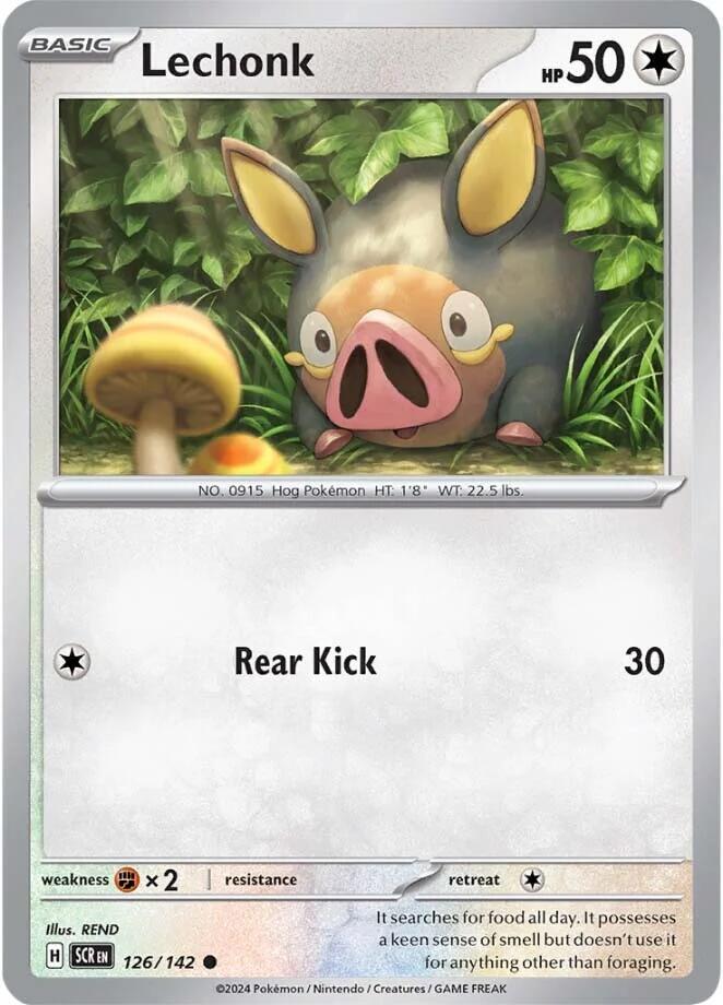 Lechonk [Common] #126/142 - Stellar Crown