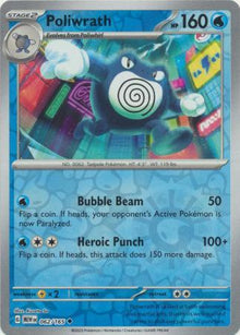 Poliwrath [Reverse Holo] #062/165 - Pokemon 151
