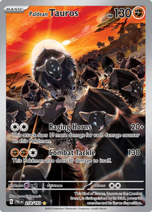 Paldean Tauros [Illustration Rare] #218/193 - Paldea Evolved