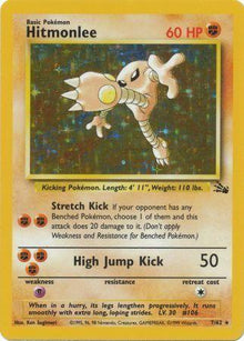Hitmonlee [Holo] #7/62 - Fossil