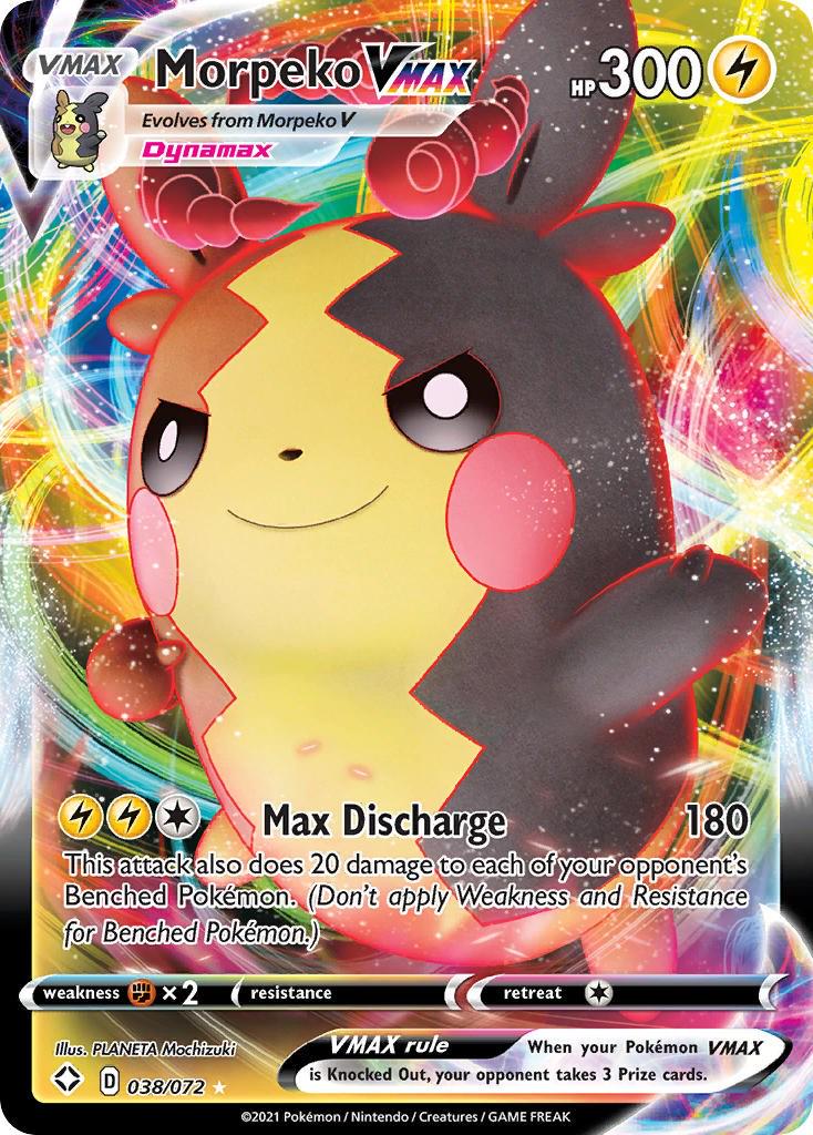 Morpeko VMAX [Ultra Rare] #038/072 - Shining Fates
