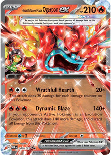 Hearthflame Mask Ogerpon ex [Double Rare] #040/167 - Twilight Masquerade