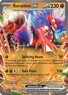 Koraidon ex [Double Rare] #124/197 - Obsidian Flames