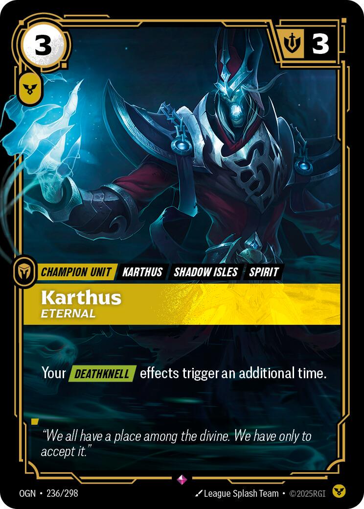 Karthus - Eternal [Rare] #236/298 - Origins