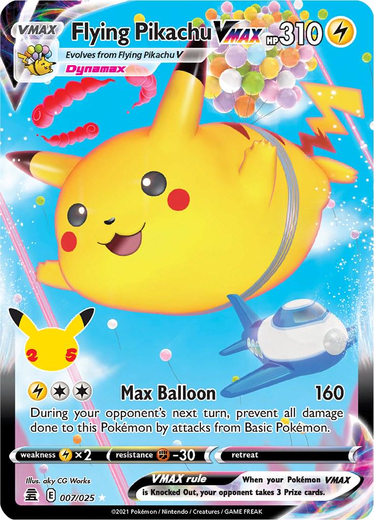 Flying Pikachu VMAX [Ultra Rare] #007/025 - Celebrations