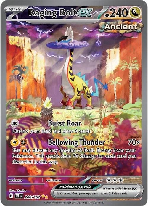 Raging Bolt ex [Special Illustration Rare] #208/162 - Temporal Forces
