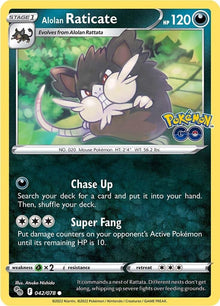 Alolan Raticate [Common] #042/078 - Pokemon Go