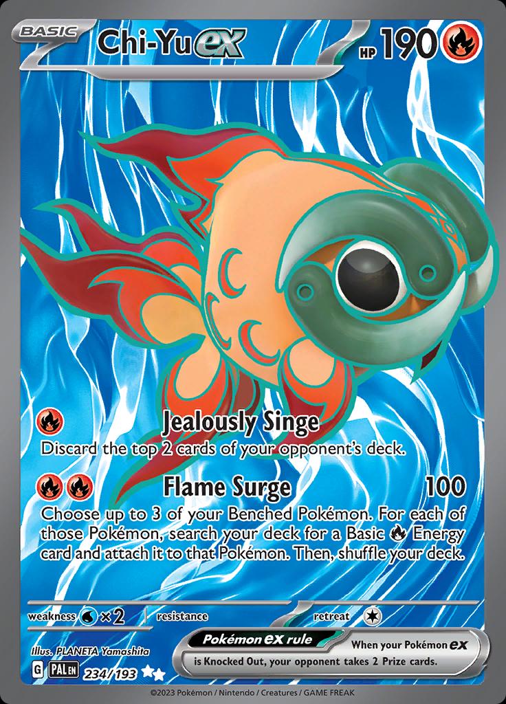 Chi-Yu ex [Full Art Ultra Rare] #234/193 - Paldea Evolved