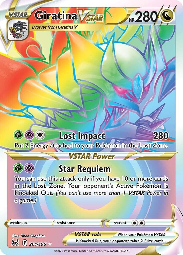Giratina VSTAR [Hyper Rare] #201/196 - Lost Origin