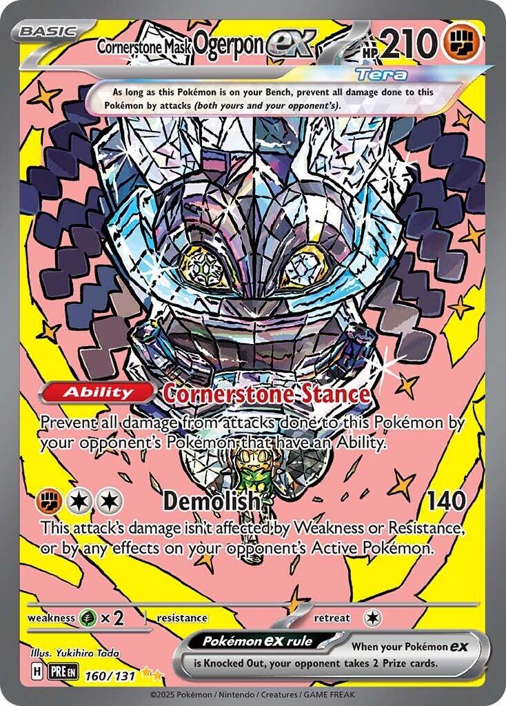 Cornerstone Mask Ogerpon ex [Special Illustration Rare] #160/131 - Prismatic Evolutions