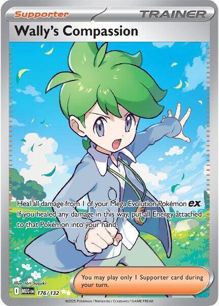 Wally's Compassion [Full Art Ultra Rare] #176/132 - Mega Evolution