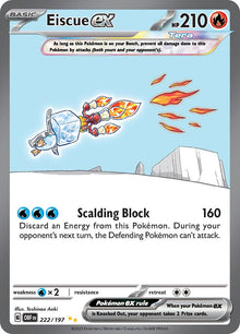Eiscue ex [Illustration Rare] #222/197 - Obsidian Flames