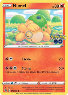 Numel [Common] #013/078 - Pokemon GO