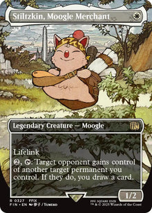 Stiltzkin, Moogle Merchant [FINAL FANTASY] Magic The Gathering [0327] Borderless