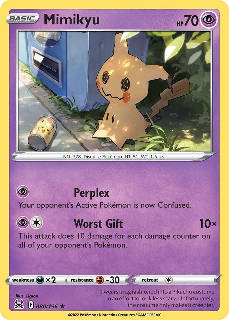 Mimikyu [Rare] #080/196 - Lost Origin