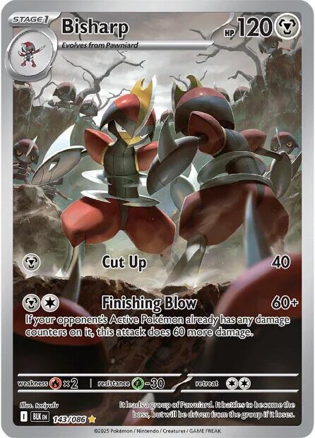 Bisharp [Illustration Rare] #143/086 - Black Bolt