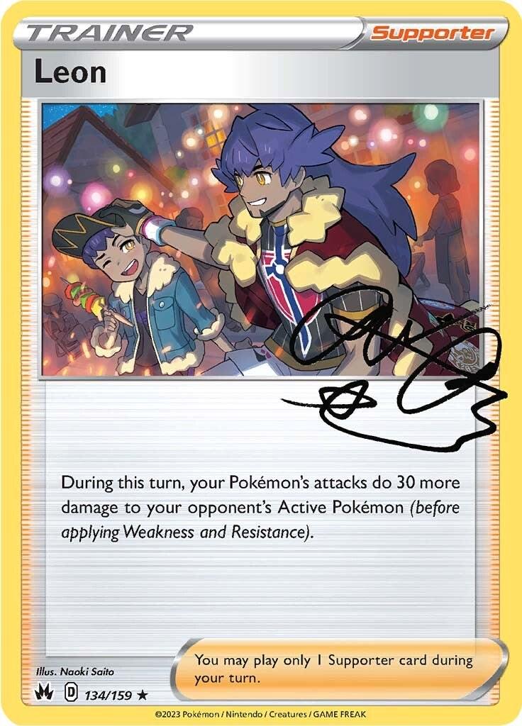 Leon [Holo Rare] #134/159 - Crown Zenith