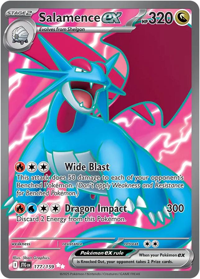 Salamence ex [Full Art Ultra Rare] #177/159 - Journey Together