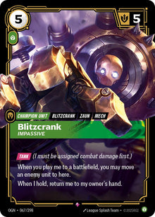 Blitzcrank - Impassive [Rare] #067/298 - Origins