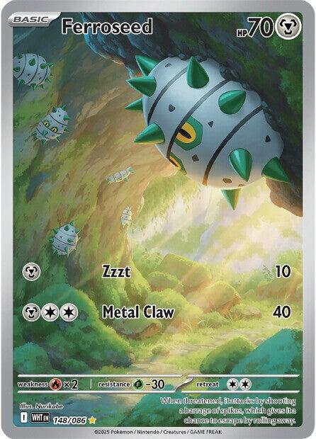 Ferroseed [Illustration Rare] #148/086 - White Flare