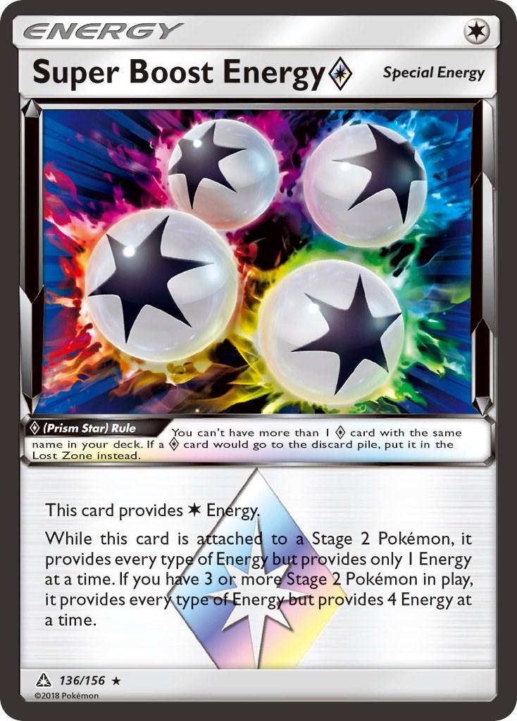 Super Boost Energy Prism Star [Holo Rare] #136/156 - Ultra Prism
