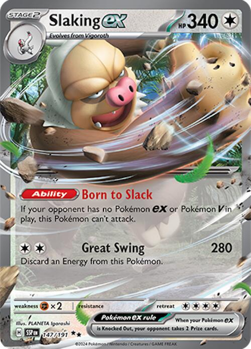 Slaking ex [Double Rare] #147/191 - Surging Sparks