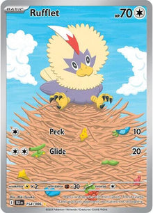 Rufflet [Illustration Rare] BLK #154/086 - Black Bolt