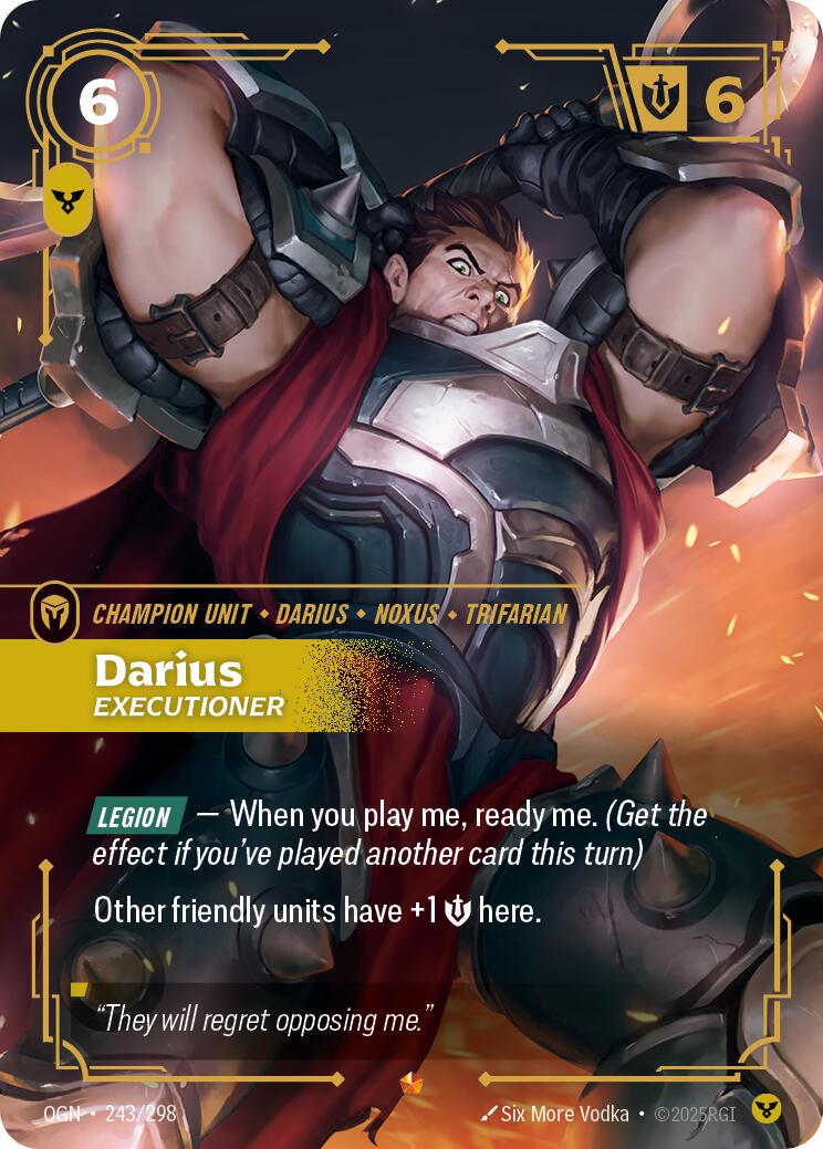 Darius - Executioner [Rare] #243/298 - Origins