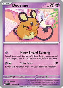 Dedenne [Common] #036/091 - Paldean Fates