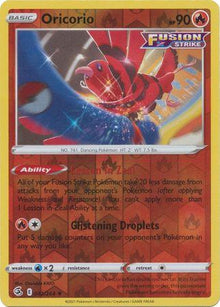 Oricorio [Reverse Holo] #042/264 - Fusion Strike