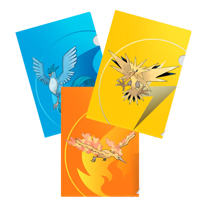 [Pokemon] Tournament Folio: Zapdos, Moltres, Articuno (3 Pack)