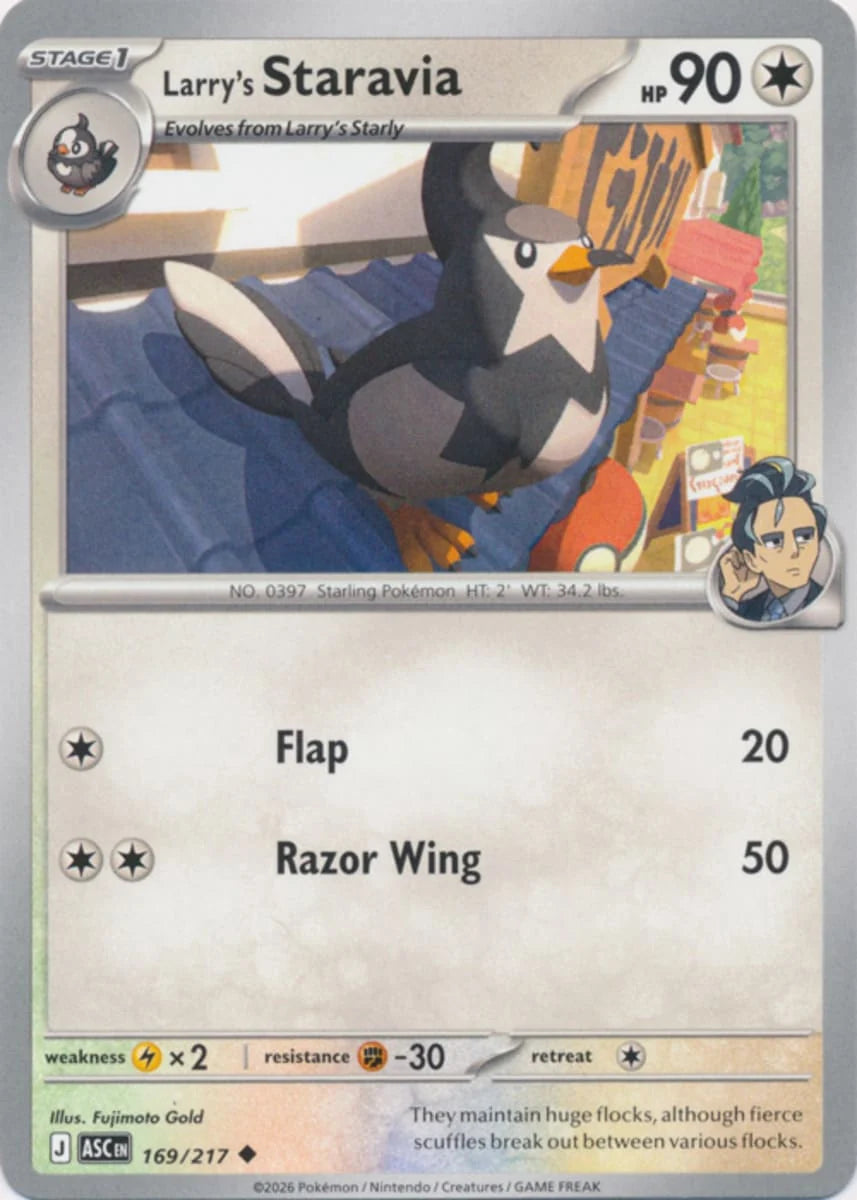 Larry's Staravia [Uncommon] #169/217 - Ascended Heroes