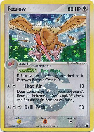 Fearow [Reverse Holo] #24/112 - Pokemon Fire Red & Leaf Green
