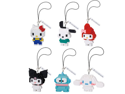 Kawada Nano Charm - Hello Kitty & Friends Blind Box Phone Charm (1 Blind Box)