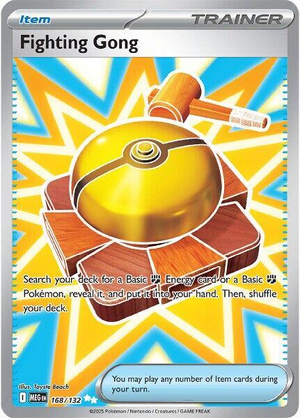 Fighting Gong [Ultra Rare] 168/132 - Pokémon Mega Evolution